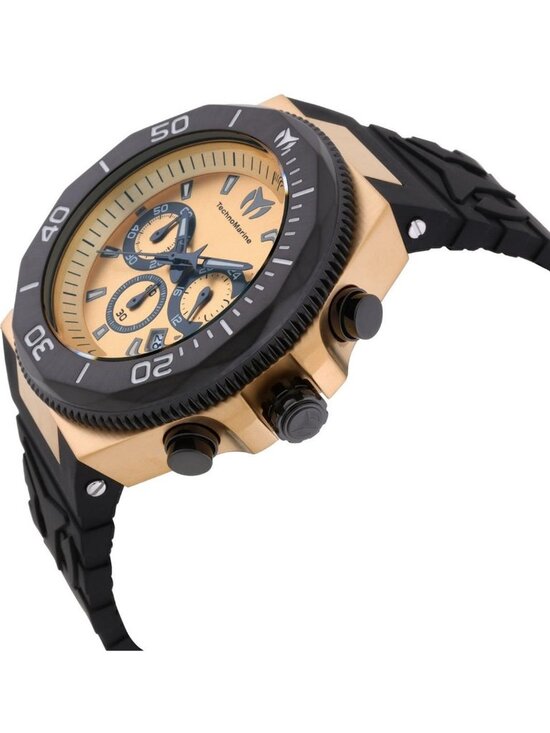 NWT Technomarine Manta Chronograph GMT Quartz Men\'s Watch